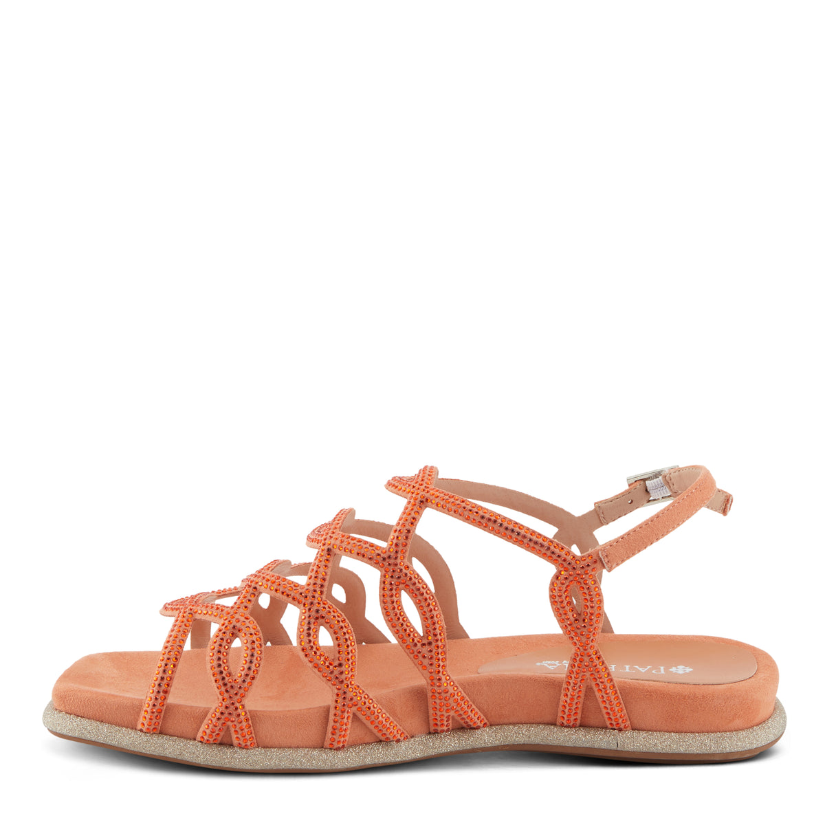 Patrizia PATRIZIA GLAMGLOSS SANDALS sandal in orange with stylish fashion design