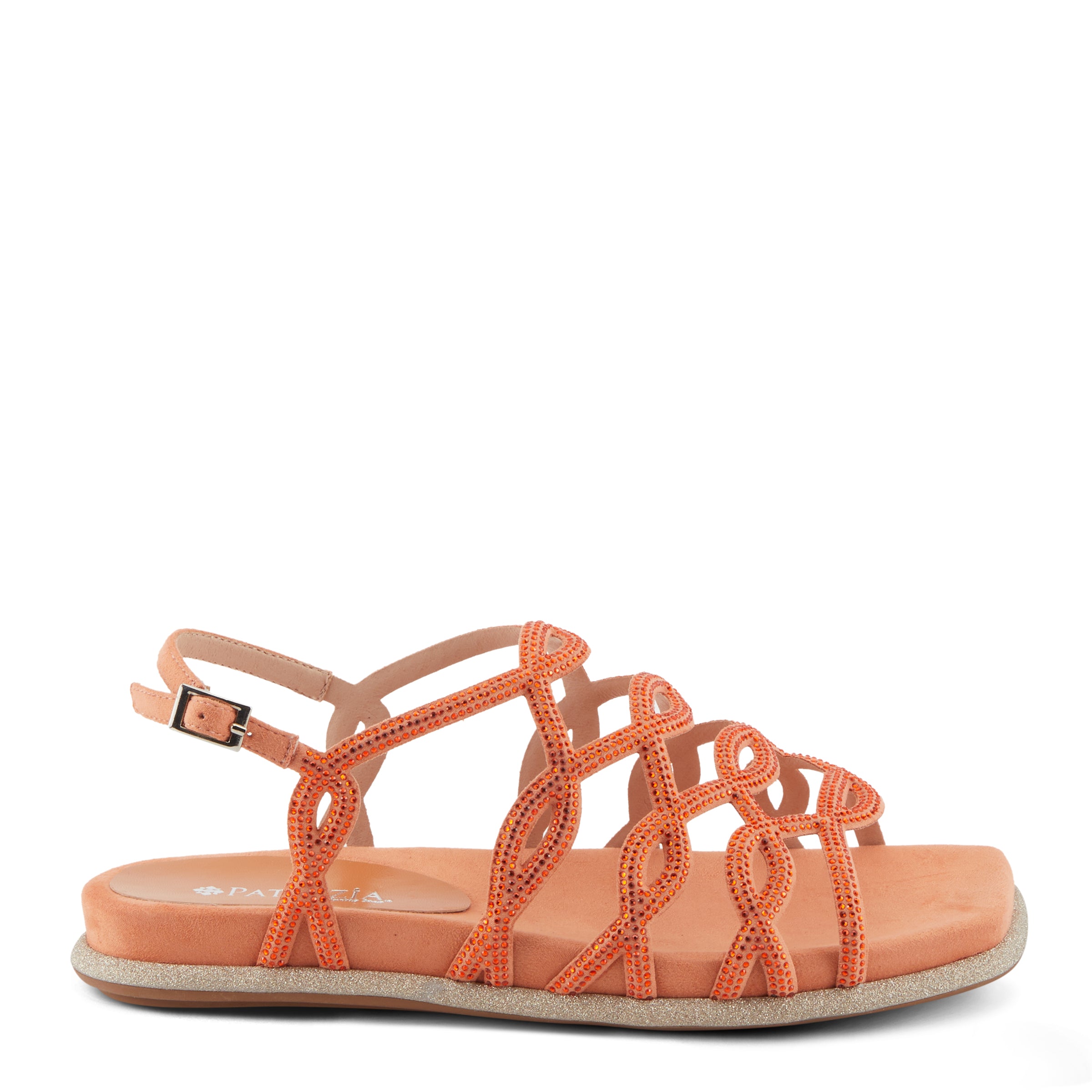Patrizia PATRIZIA GLAMGLOSS SANDALS sandal in orange with stylish fashion design