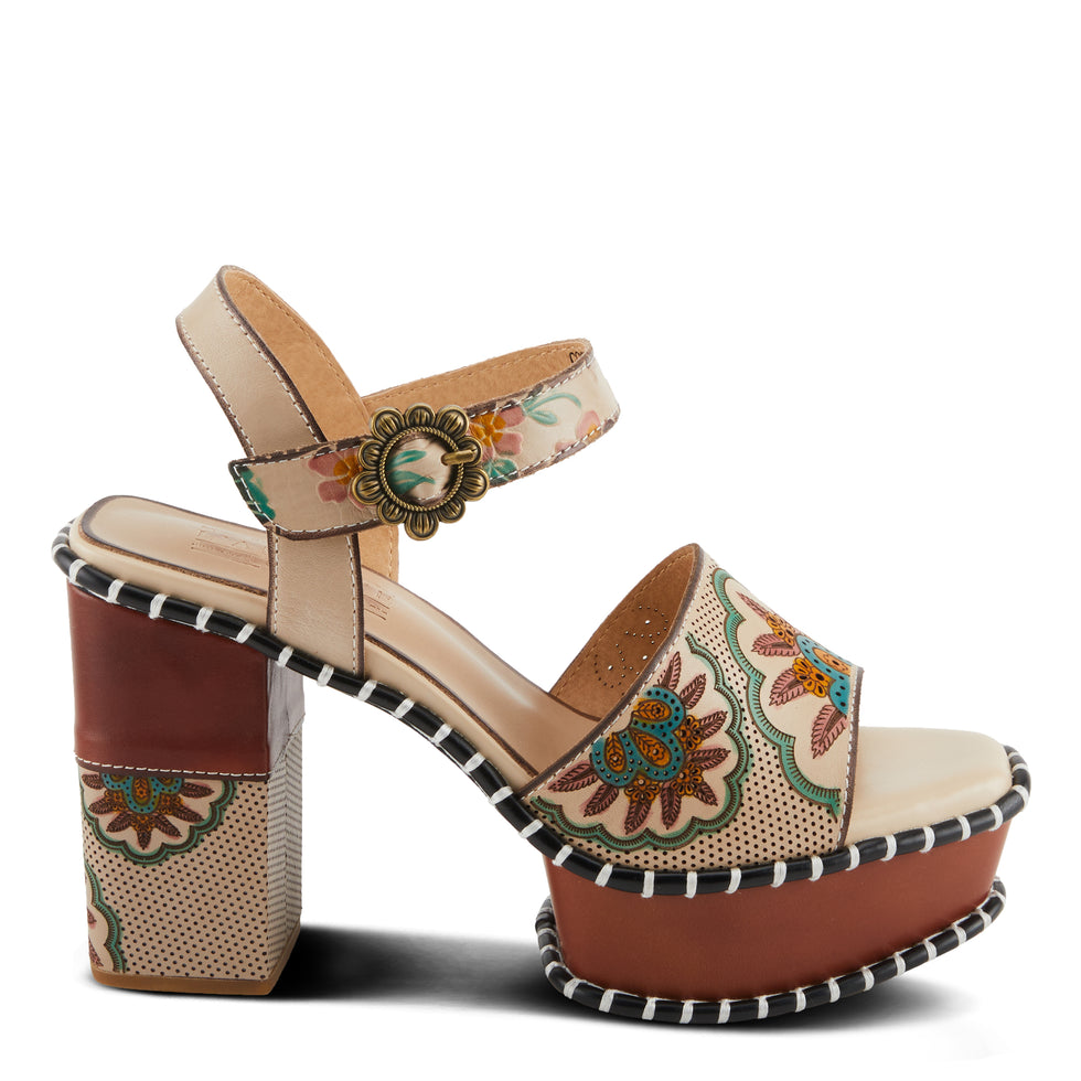 L'ARTISTE LAGA SLINGBACK SANDALS