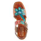L'Artiste L'ARTISTE GOMMA SANDALS sandal in camel multi with handcrafted leather design