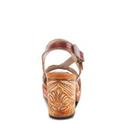 L'Artiste L'ARTISTE GOMMA SANDALS sandal in camel multi with handcrafted leather design