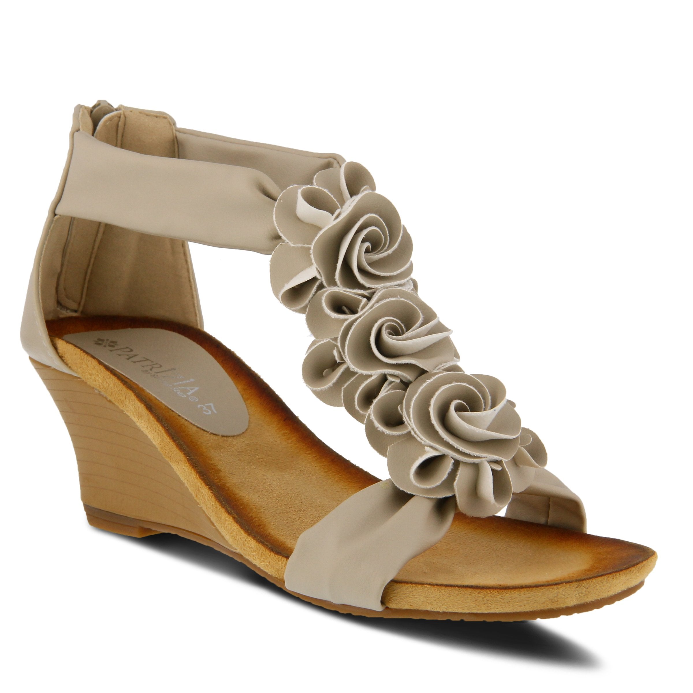 Patrizia Harlequin: Floral Bridal Sandals – Spring Step Shoes