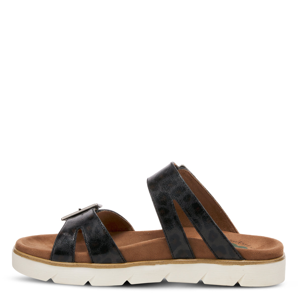 Spring Step SPRING STEP RELIFE HARLOWIE SLIDE SANDALS sandal in black multi with comfortable everyday design