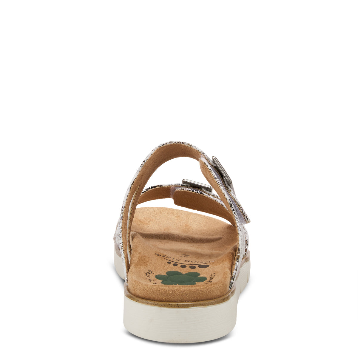 Spring Step SPRING STEP RELIFE HARLOWIE SLIDE SANDALS sandal in white multi with comfortable everyday design
