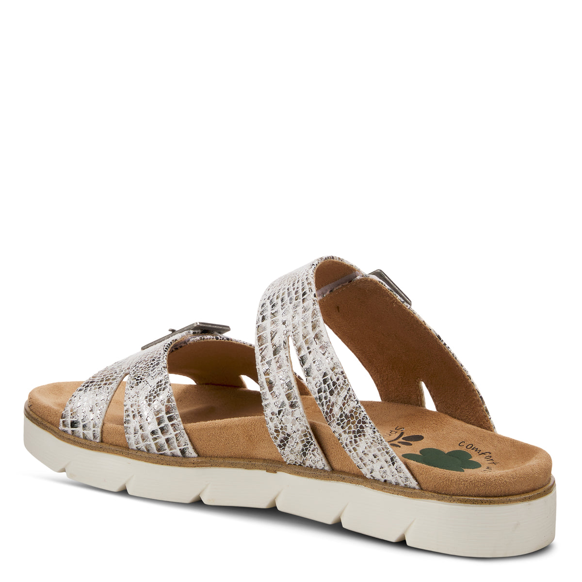 Spring Step SPRING STEP RELIFE HARLOWIE SLIDE SANDALS sandal in black multi with comfortable everyday design