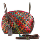L'Artiste L'ARTISTE HB-BASKET HANDBAGS shoe in rainbow with handcrafted leather design