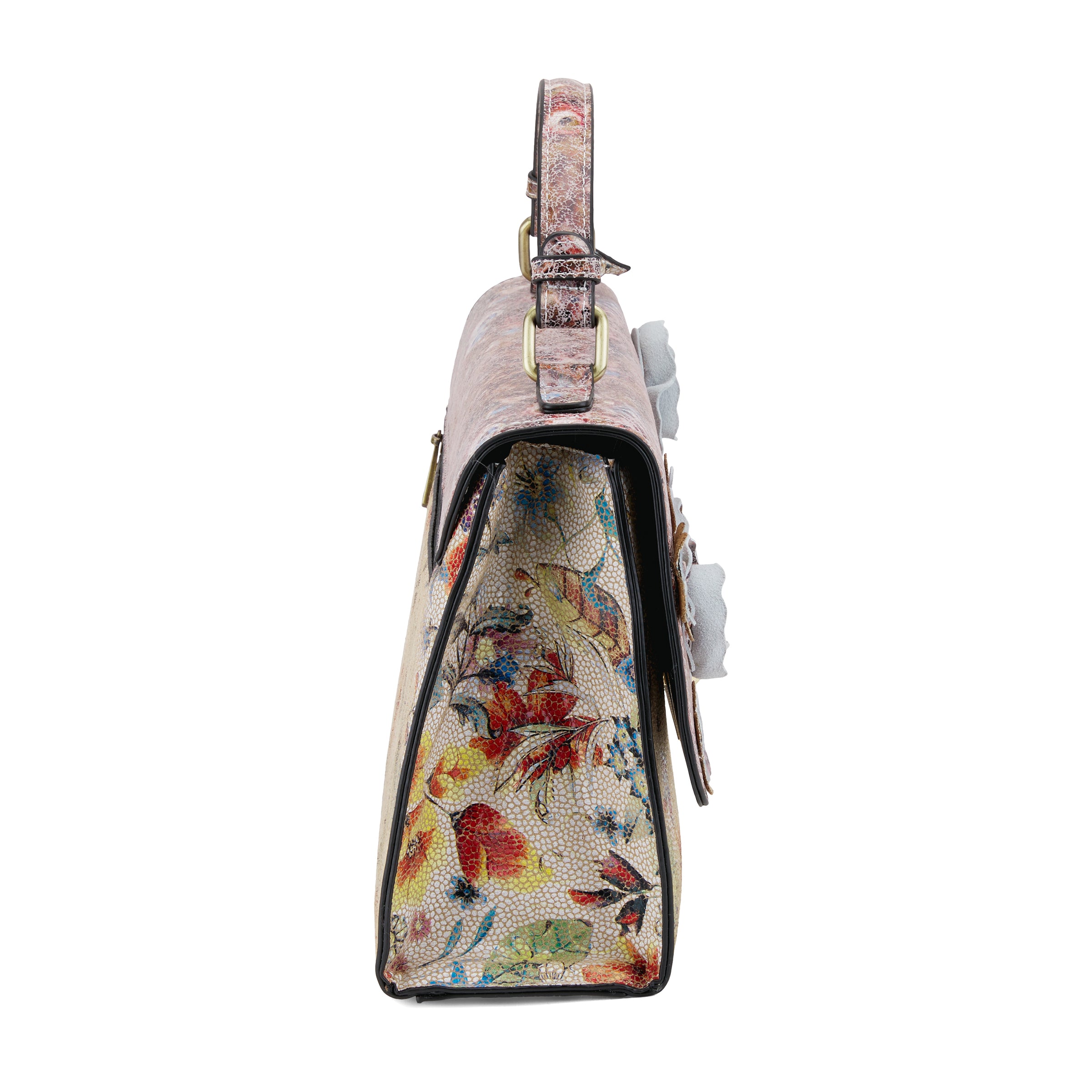 L'Artiste L'ARTISTE HB-DOLBANNA HANDBAGS shoe with handcrafted leather design