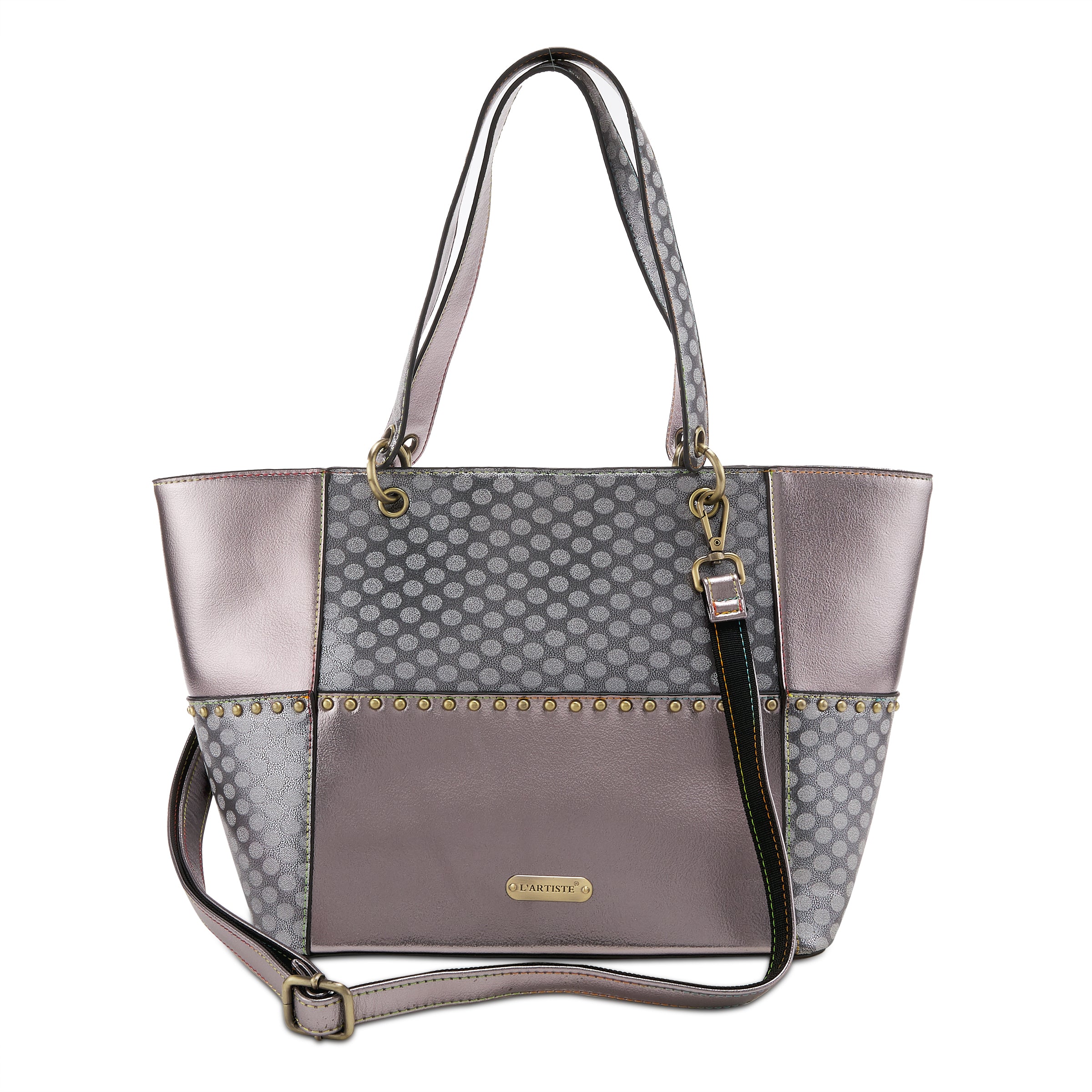 L'Artiste L'ARTISTE HB-DOTS HANDBAGS shoe with handcrafted leather design