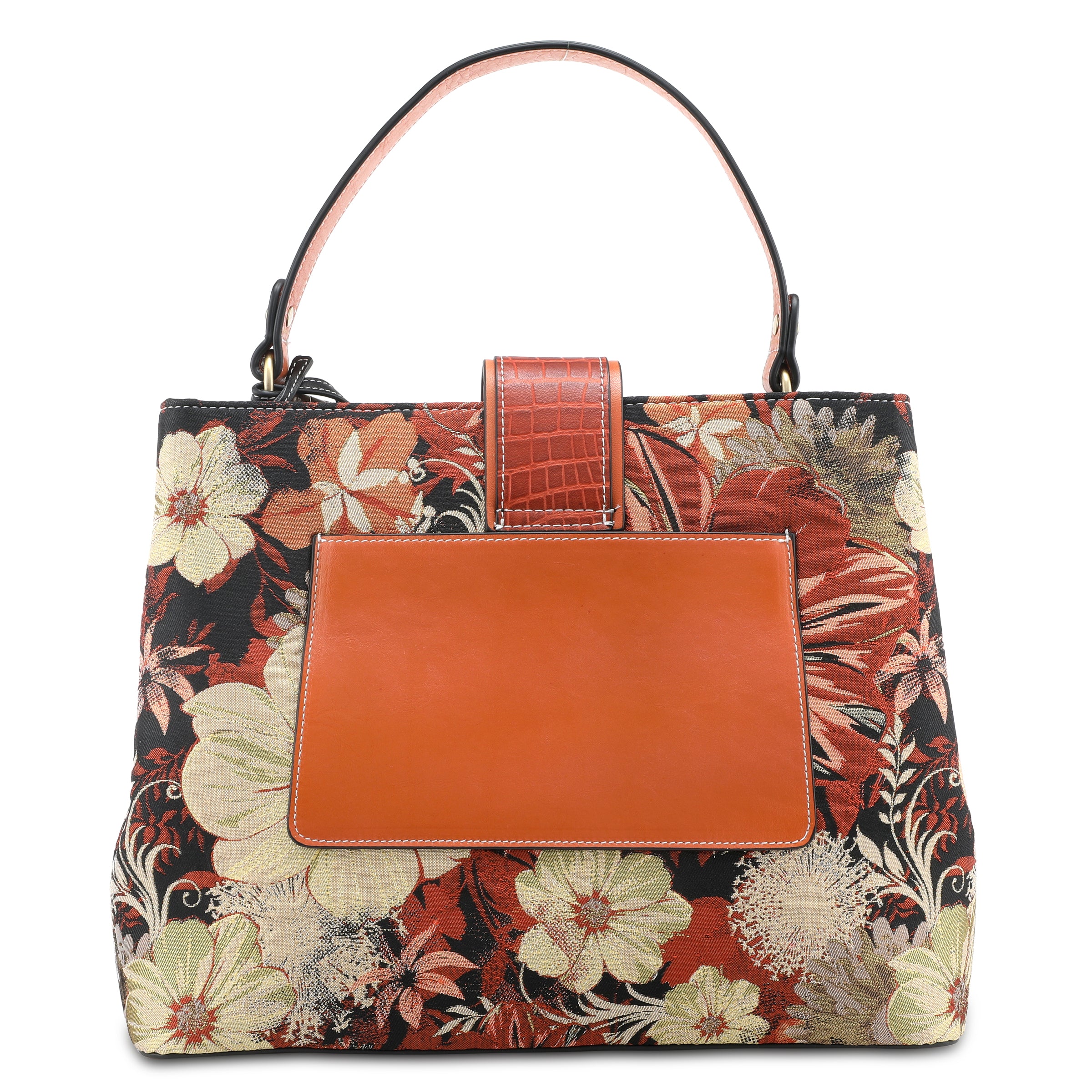 L'Artiste L`ARTISTE HB-DUET-TAPESTRY HANDBAG shoe with handcrafted leather design