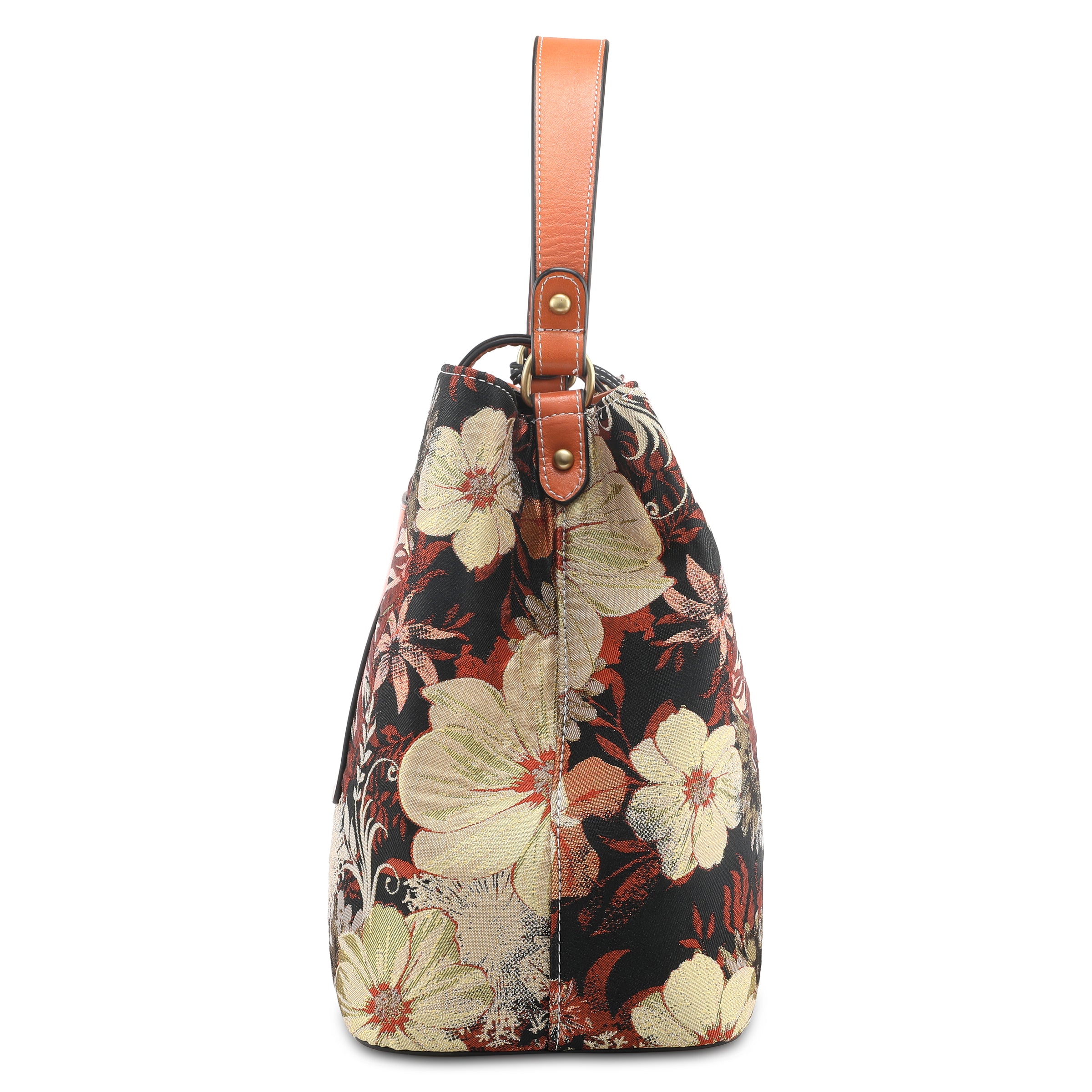 L'Artiste L`ARTISTE HB-DUET-TAPESTRY HANDBAG shoe with handcrafted leather design