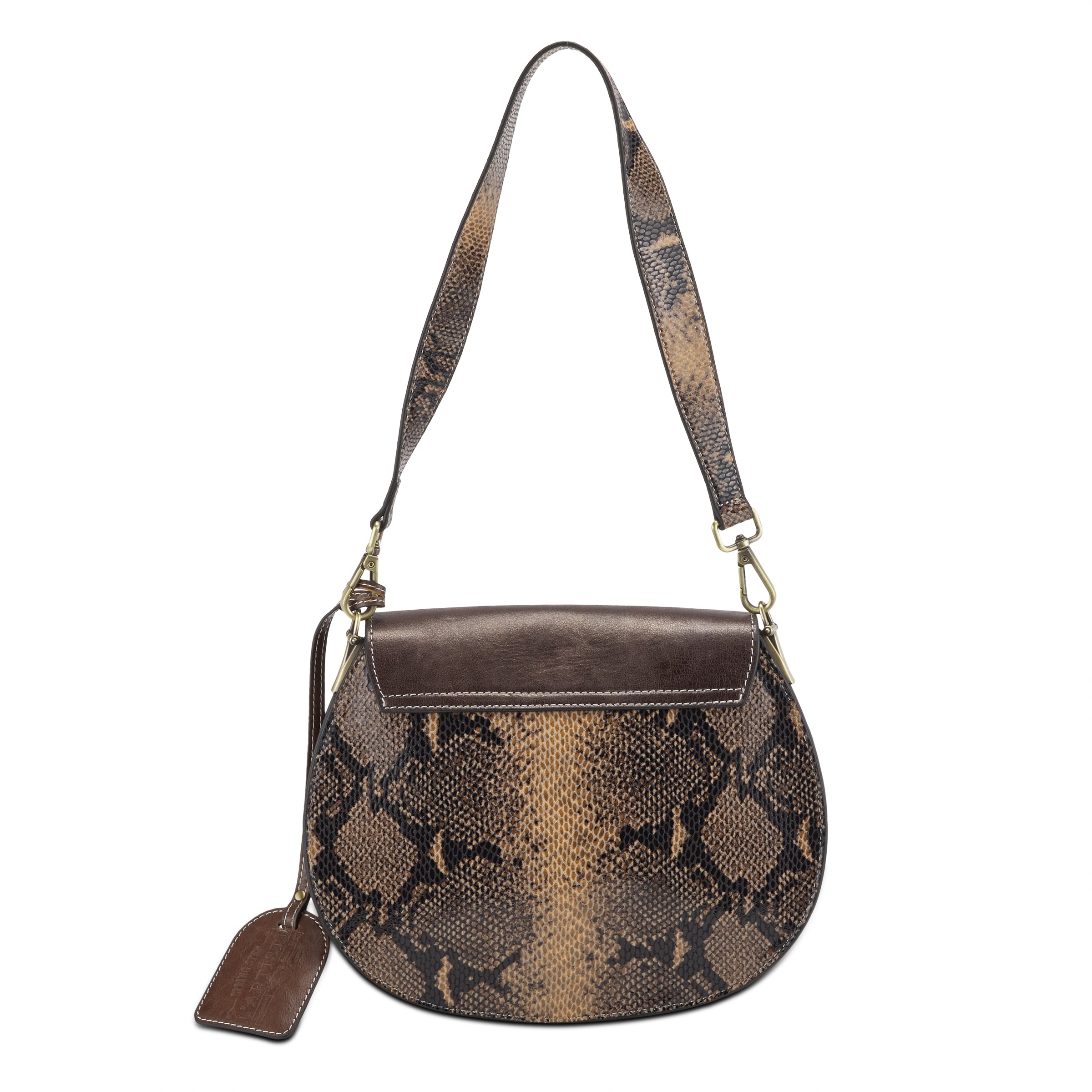 L'Artiste L'ARTISTE HB-EXGUISITE HANDBAG shoe in orange multi with handcrafted leather design