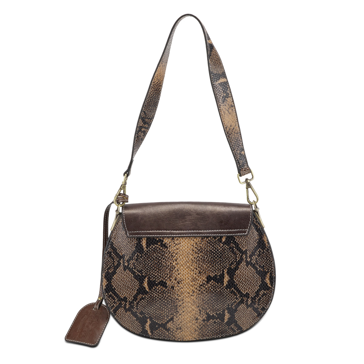 L'Artiste L'ARTISTE HB-EXGUISITE HANDBAG shoe in orange multi with handcrafted leather design