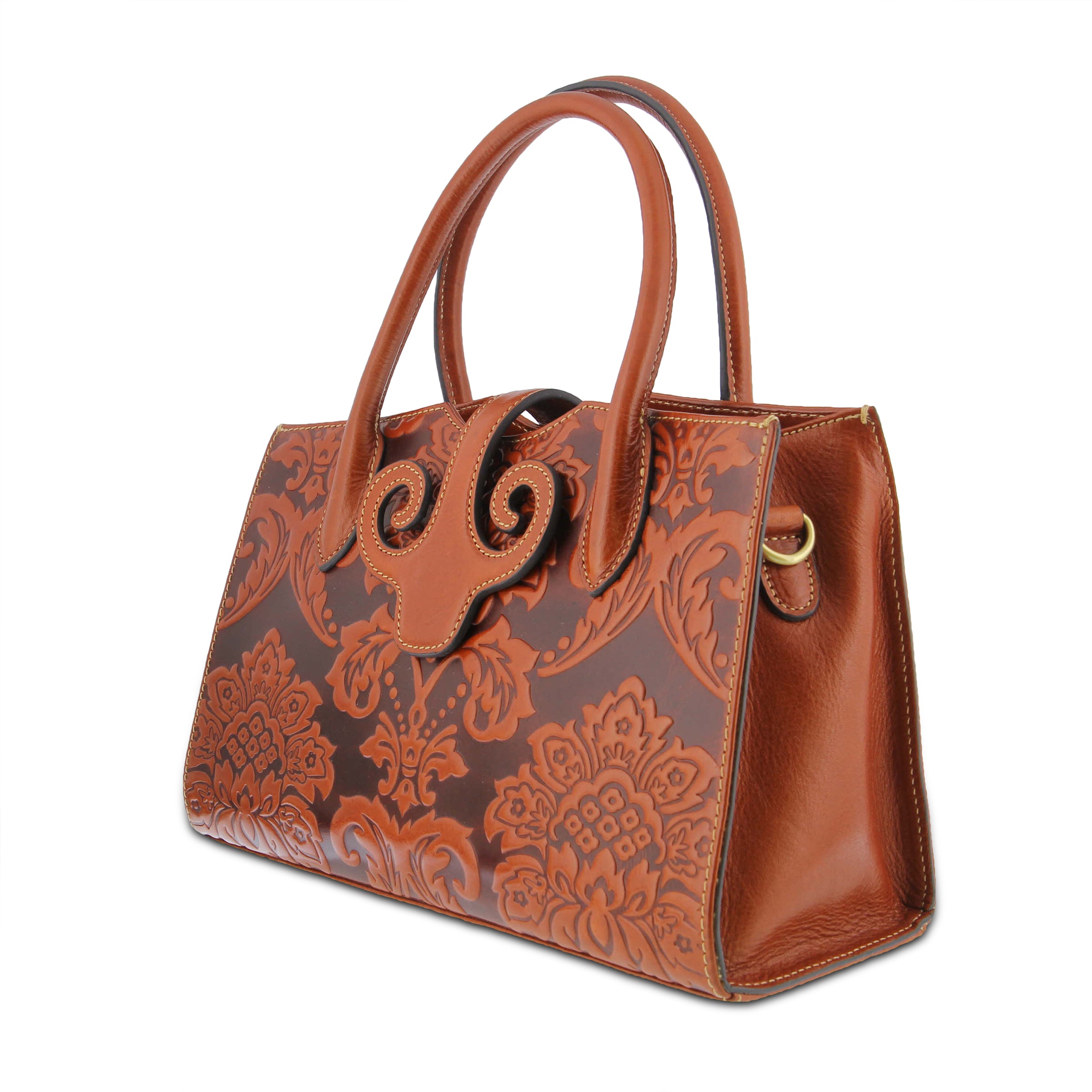 L'Artiste L'ARTISTE HB-LOTUS HANDBAG shoe with handcrafted leather design