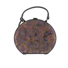 L'Artiste L'ARTISTE HB-SPHERE HANDBAG shoe in mauve multi with handcrafted leather design