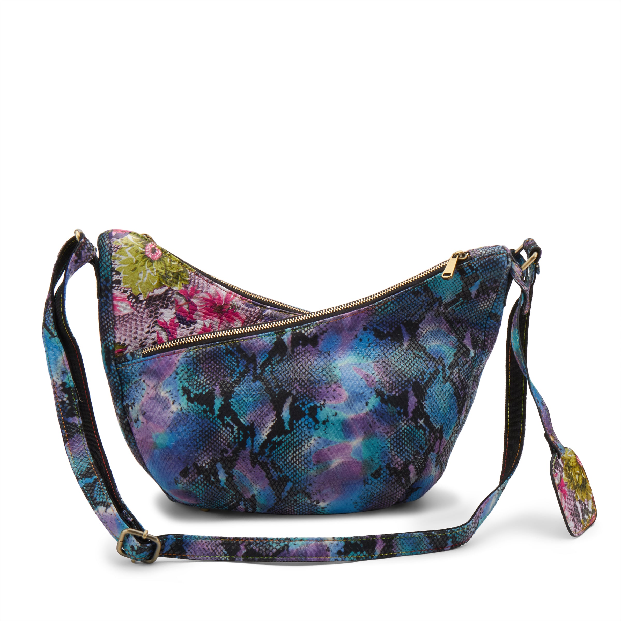 L'Artiste L'ARTISTE HB-VICTORY HANDBAGS shoe in blue multi with handcrafted leather design
