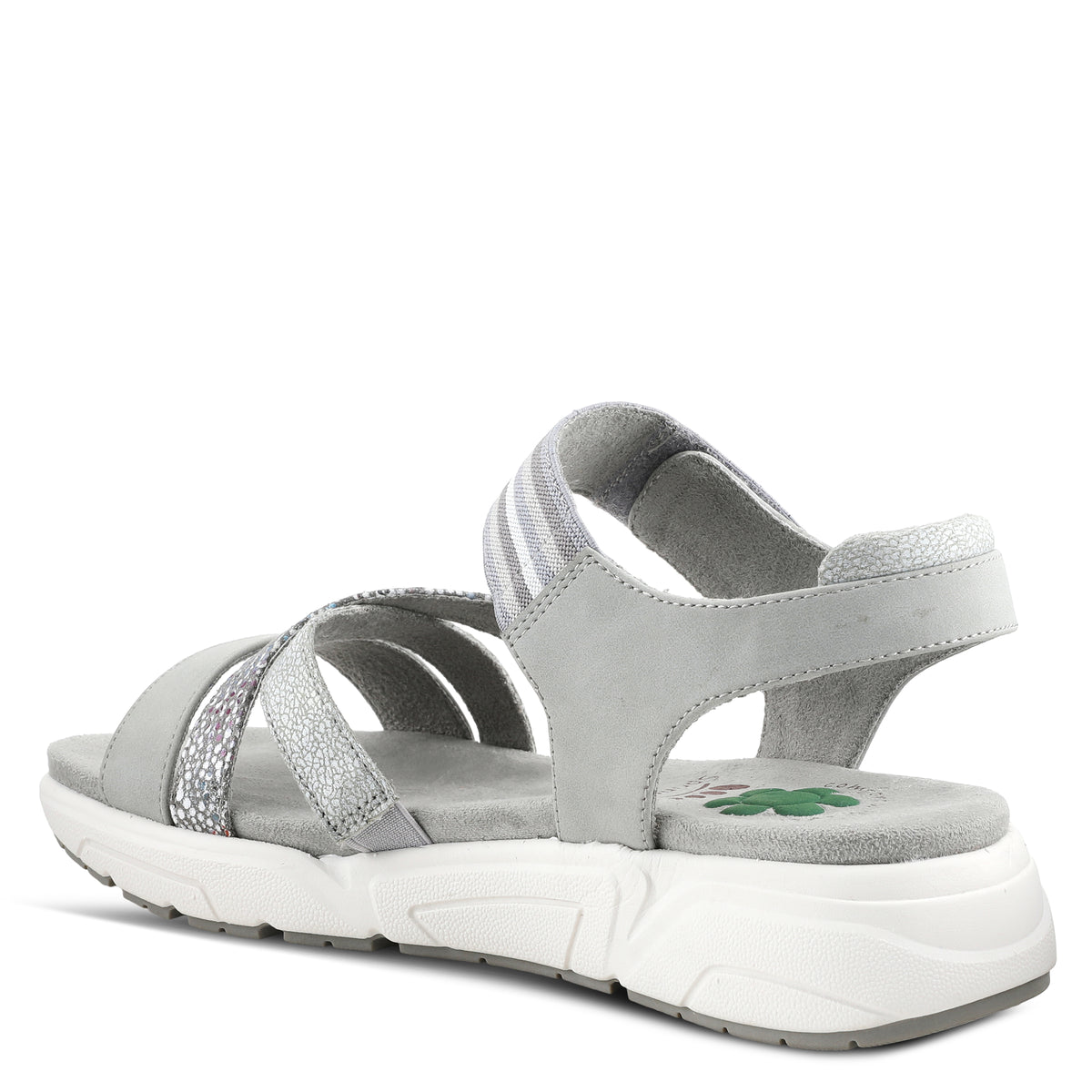 Spring Step SPRING STEP RELIFE HEATHER SLINGBACK SANDAL sandal in grey multi with comfortable everyday design