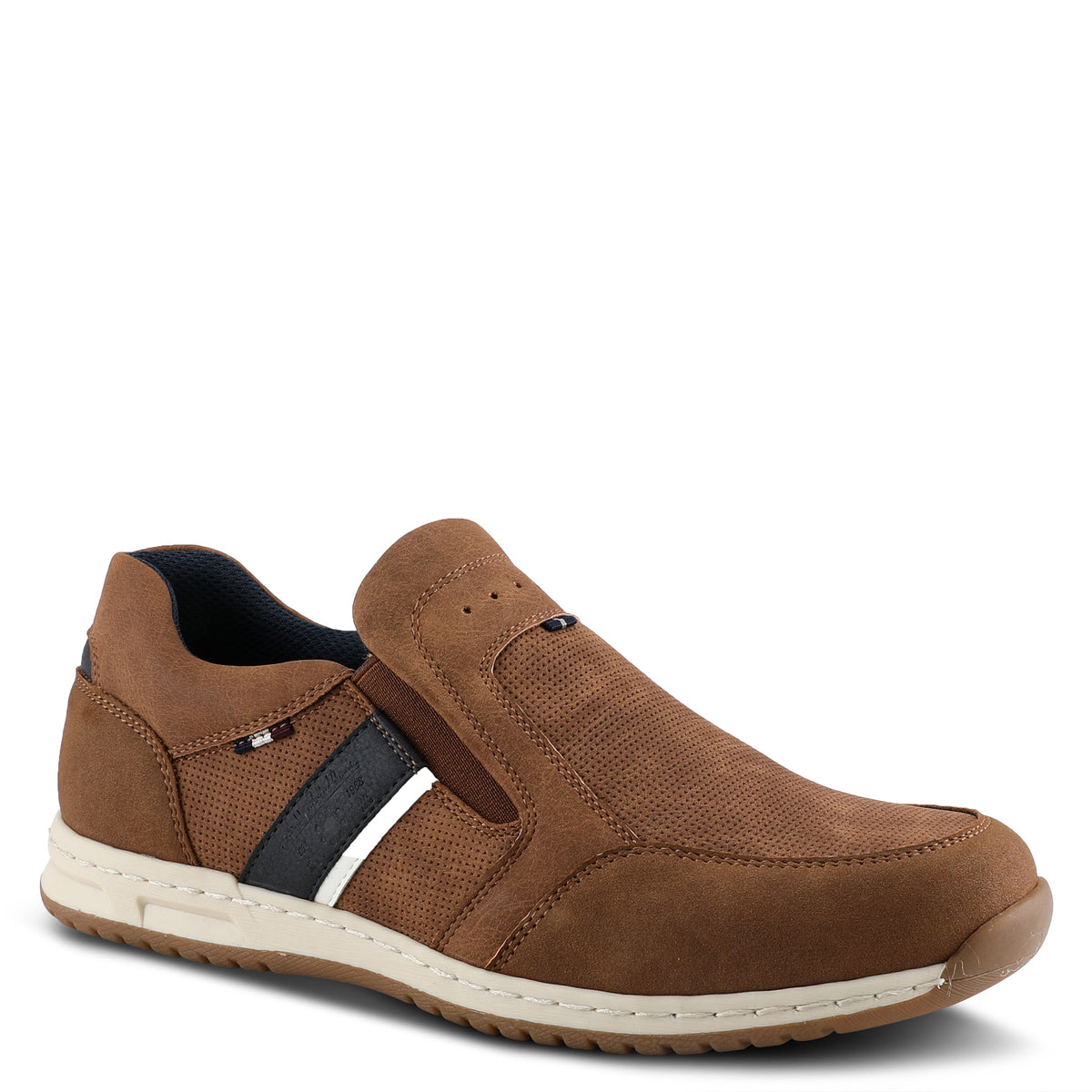 Spring Step SPRING STEP RELIFE MEN HOOVER SLIP-ON SNEAKERS sneaker in brown with comfortable everyday design