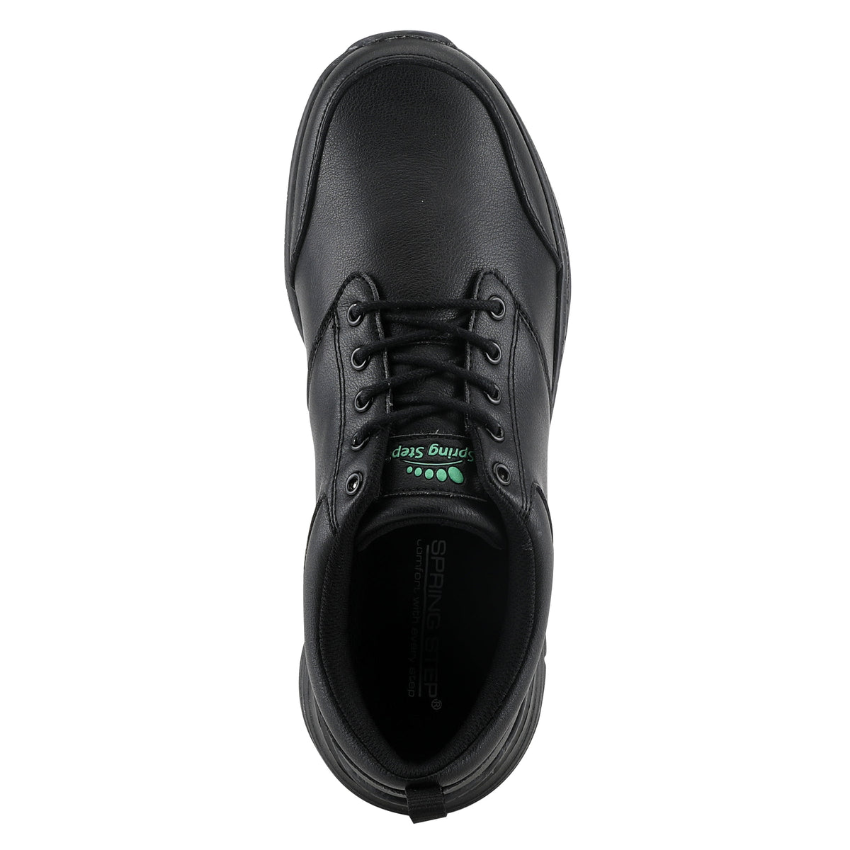 Spring Step Professional SPRING STEP PROFESSIONAL HOPKINS MEN'S LACE-UP work shoe in black with comfortable work design