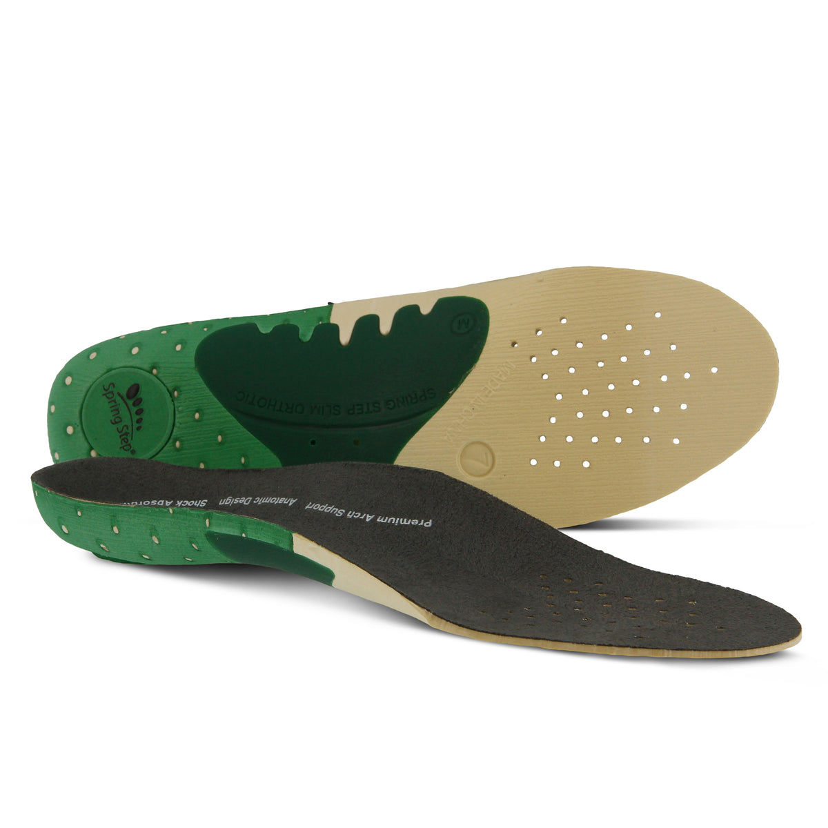 BLACK I6M Mens ORTHOTIC INSERTS by SPRING STEP – Spring Step Shoes