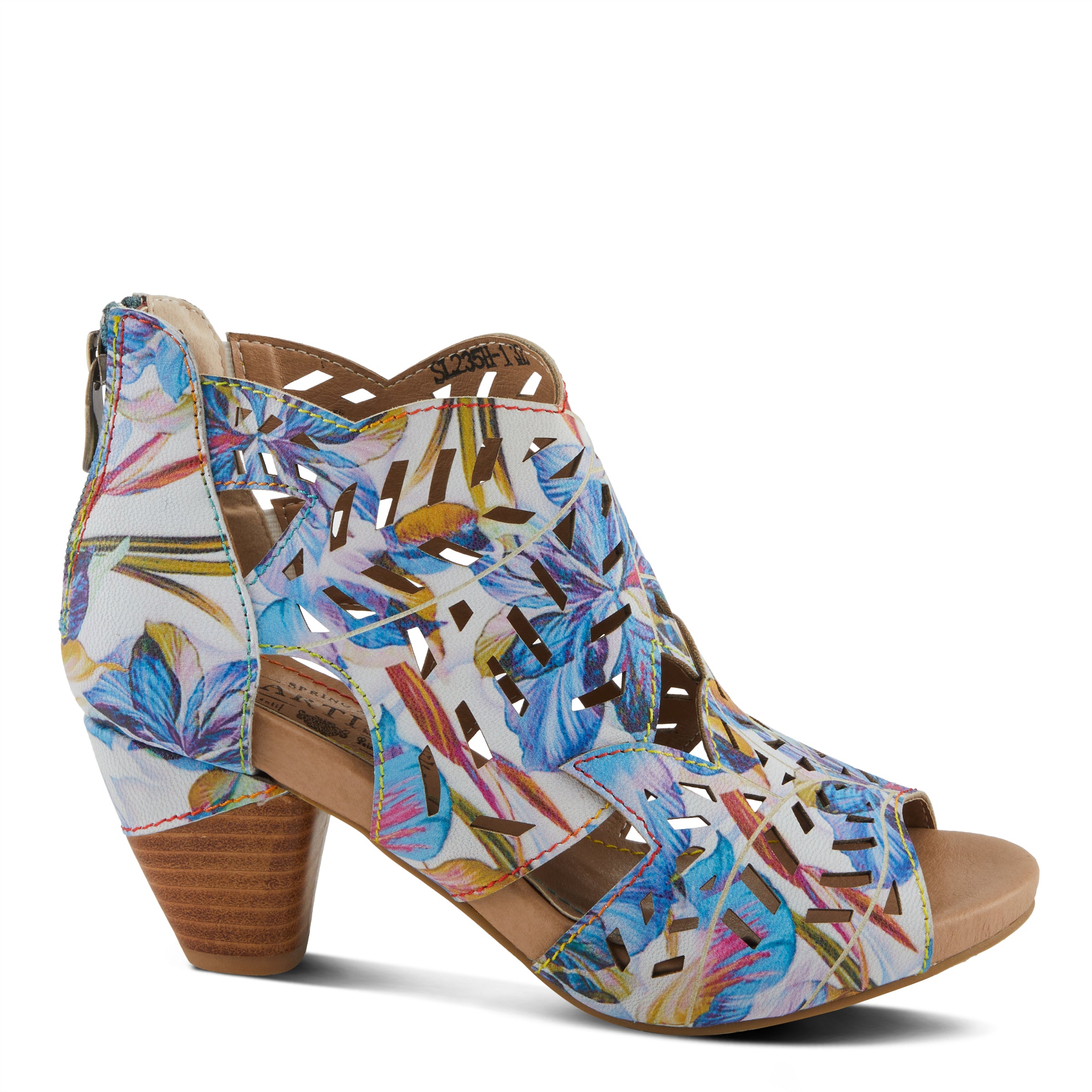 L'artiste Icon-fleur Sandals: Heel Shootie – Spring Step Shoes