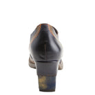 L'Artiste L`ARTISTE ILAN OXFORD shoe in navy multi with handcrafted leather design