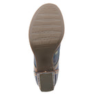 L'Artiste L`ARTISTE ILAN OXFORD shoe in navy multi with handcrafted leather design