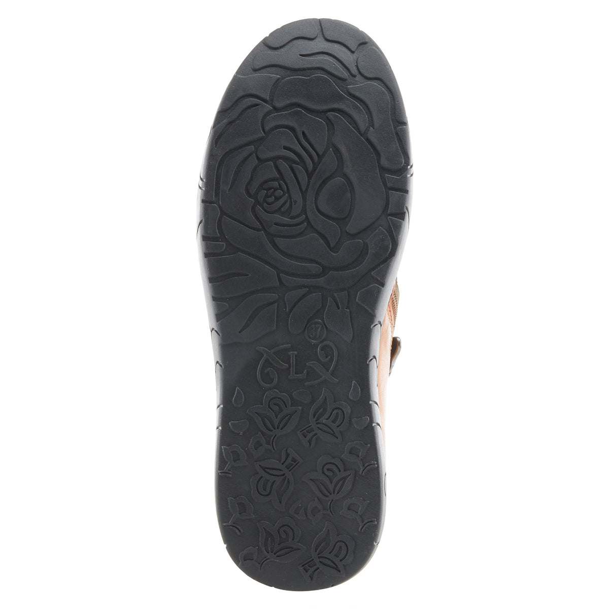 L'Artiste L`ARTISTE ILNAD LACE-UP SHOES shoe in camel multi with handcrafted leather design