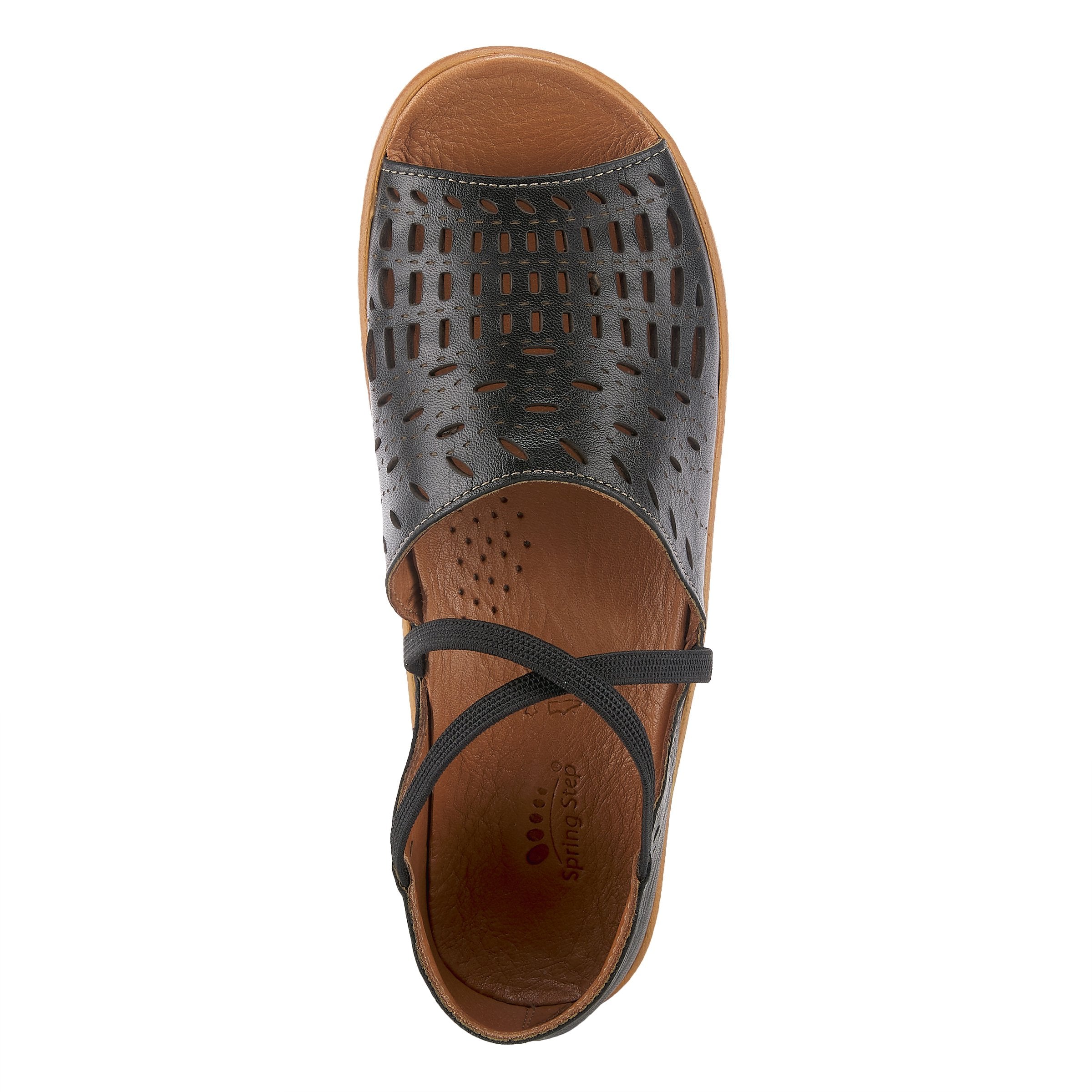 Spring Step SPRING STEP JINTREN SANDAL sandal in black with comfortable everyday design