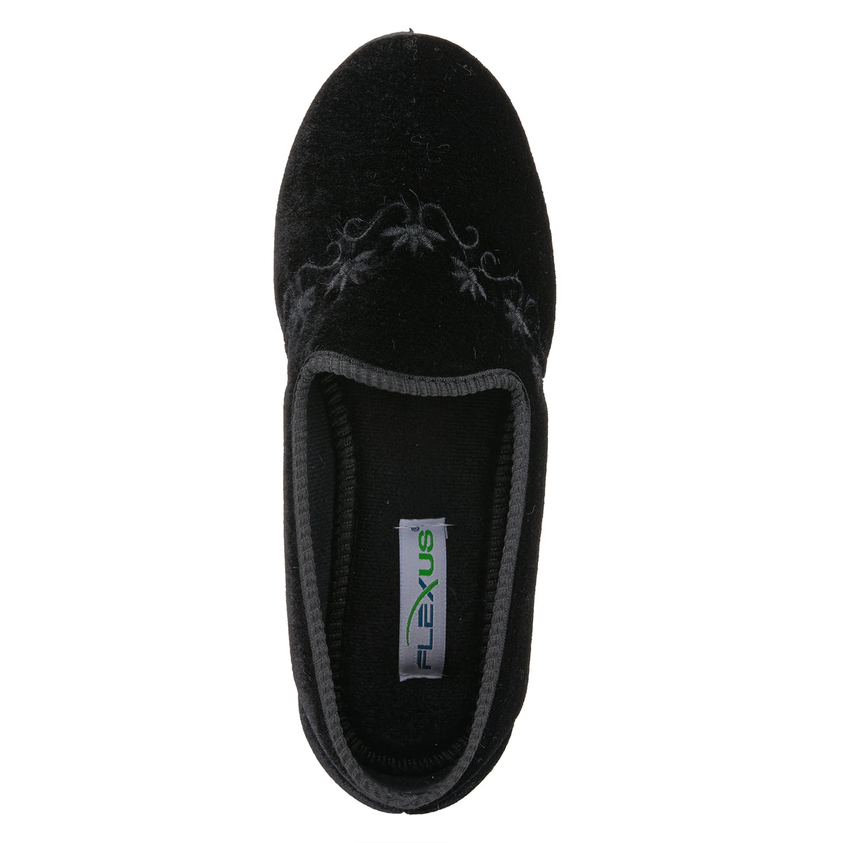 Spring Step FLEXUS JOLLY SLIPPERS shoe in black with flexible comfort sole