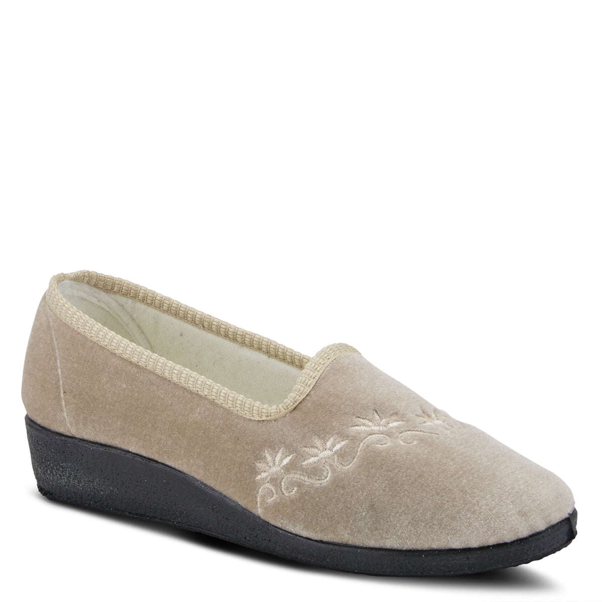 Spring Step FLEXUS JOLLY SLIPPERS shoe in bordeaux with flexible comfort sole