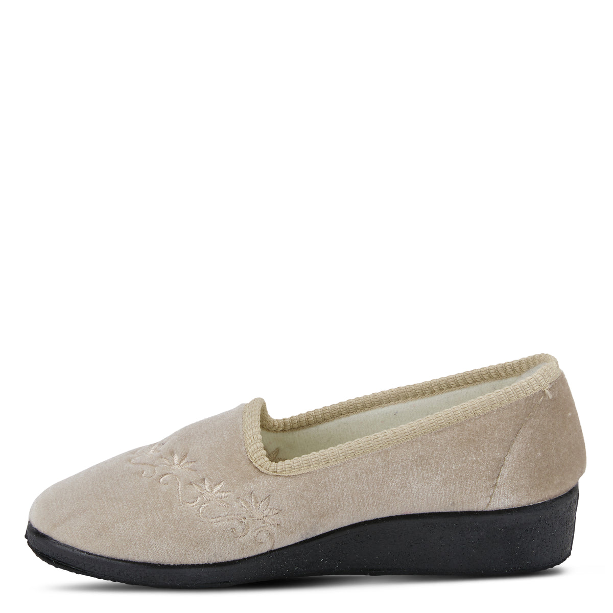 Spring Step FLEXUS JOLLY SLIPPERS shoe in beige with flexible comfort sole