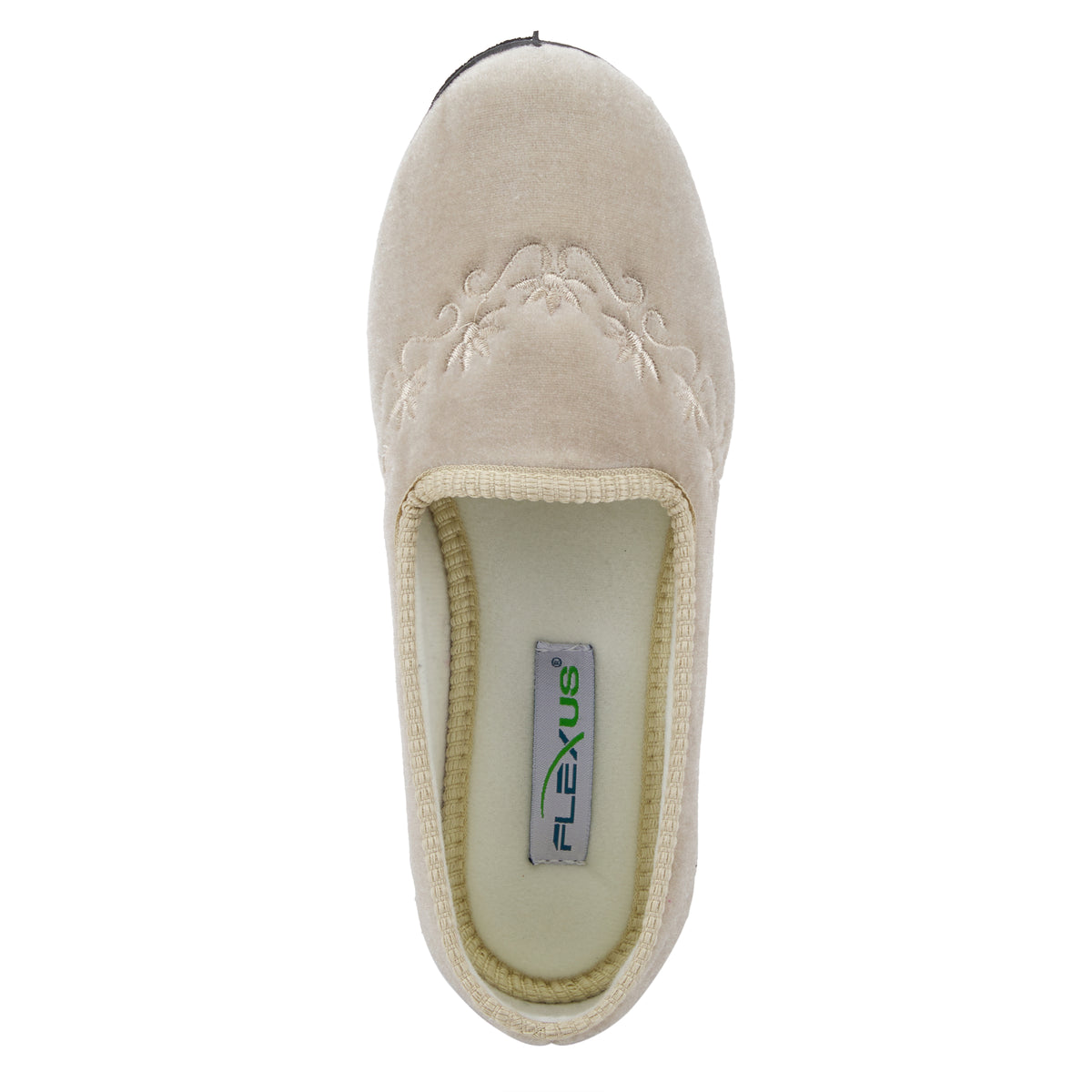 Spring Step FLEXUS JOLLY SLIPPERS shoe in beige with flexible comfort sole