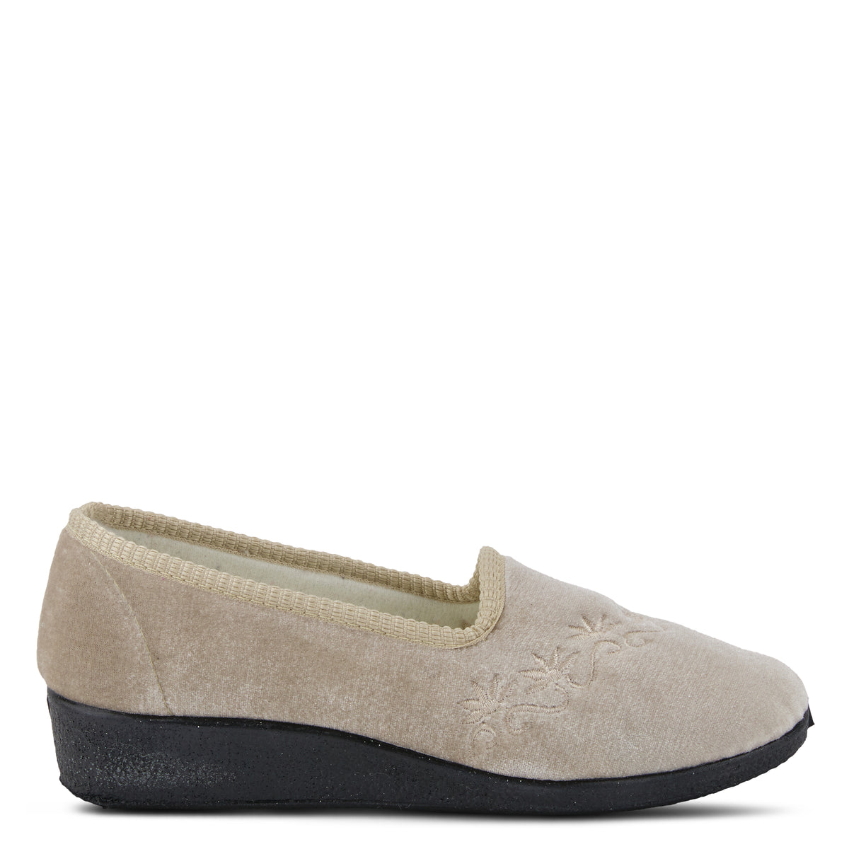 Spring Step FLEXUS JOLLY SLIPPERS shoe in beige with flexible comfort sole