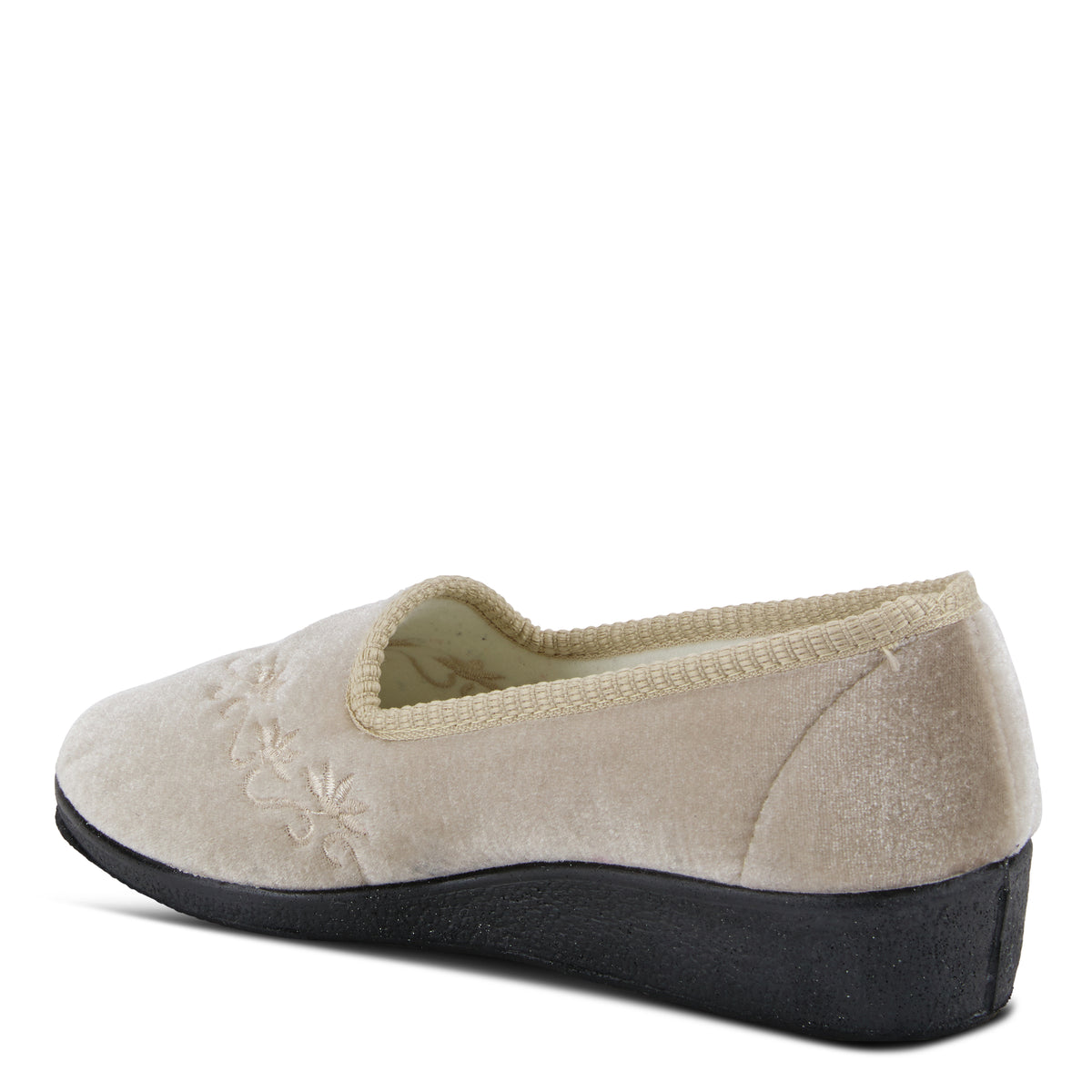 Spring Step FLEXUS JOLLY SLIPPERS shoe in beige with flexible comfort sole