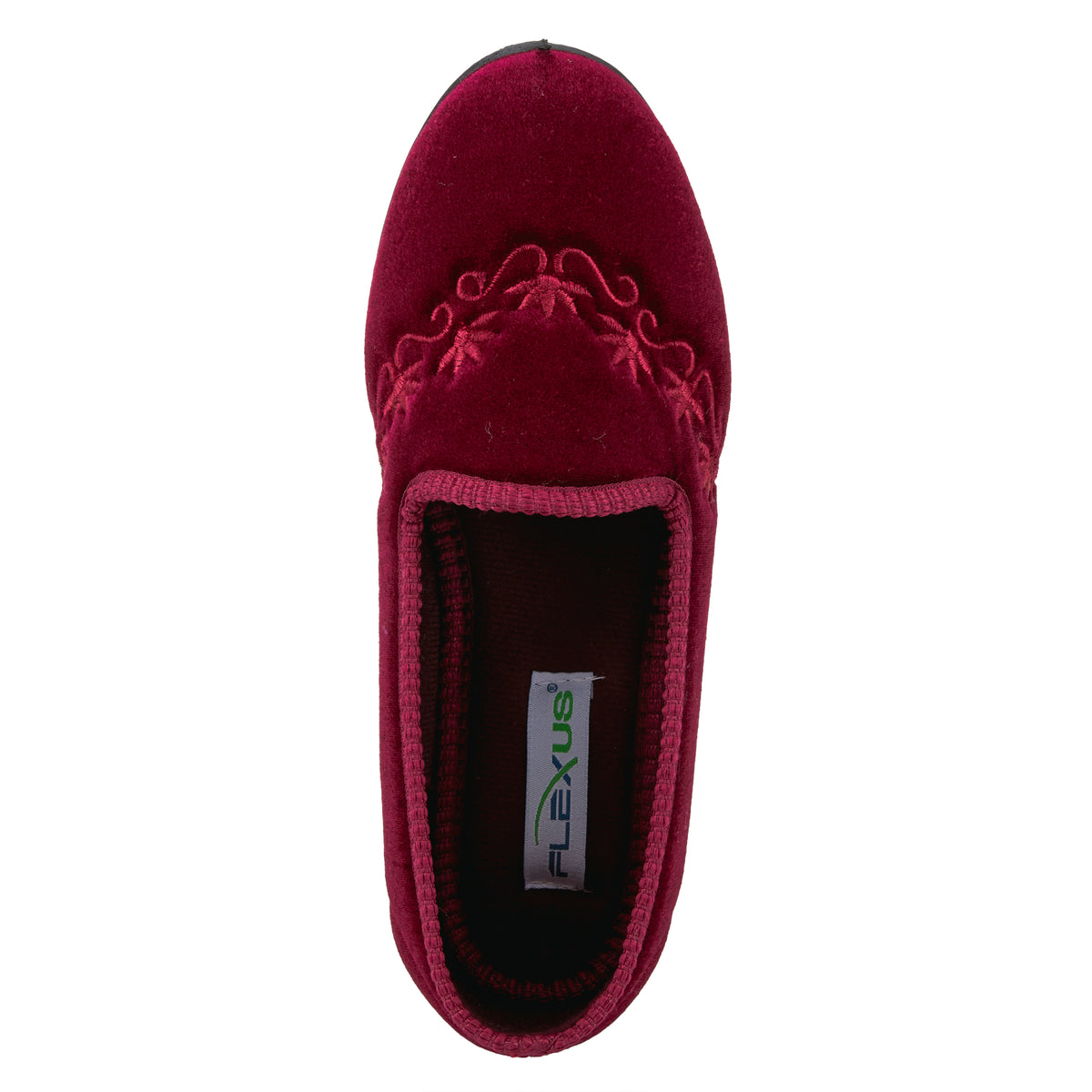 Spring Step FLEXUS JOLLY SLIPPERS shoe in bordeaux with flexible comfort sole