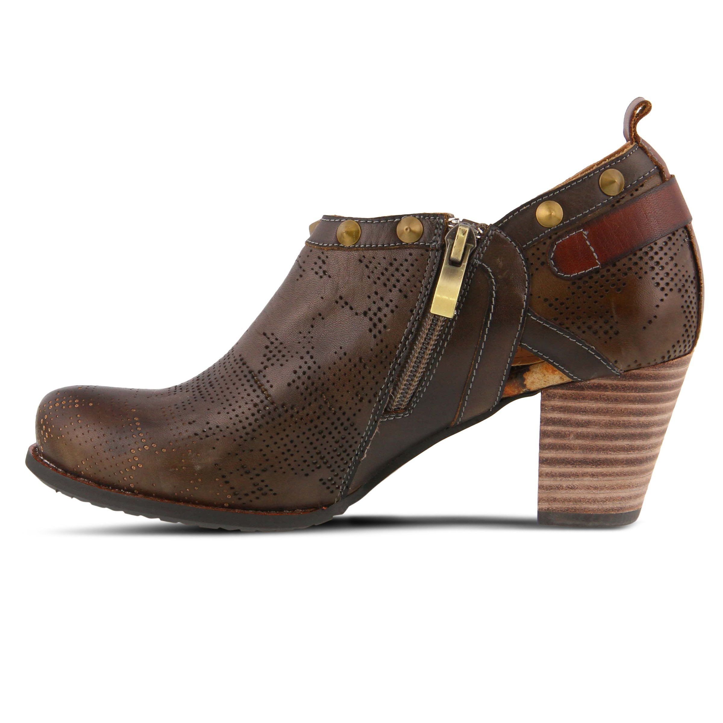L'Artiste L'Artiste KACIE Shoes shoe in red with handcrafted leather design
