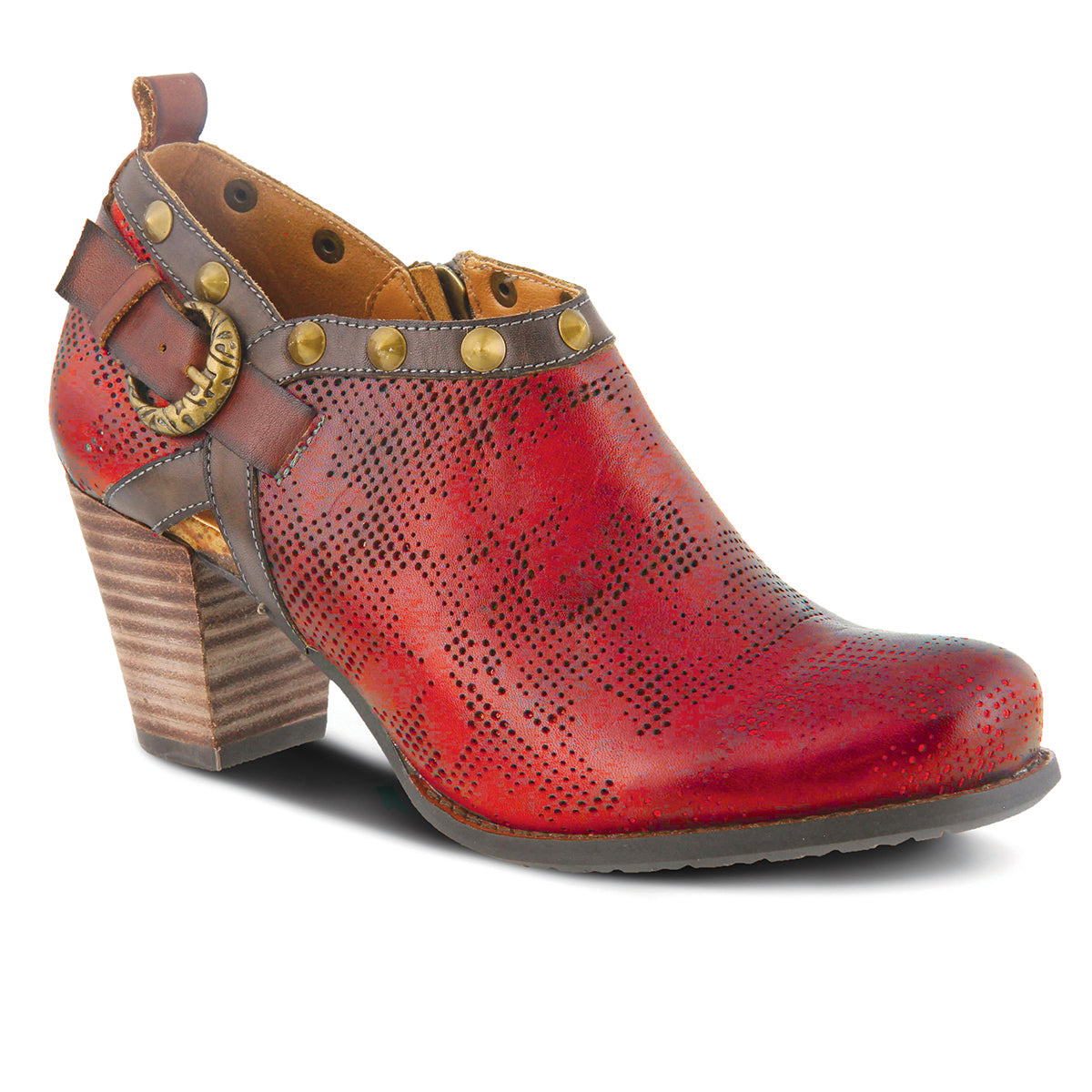 L'Artiste L'Artiste KACIE Shoes shoe in black with handcrafted leather design