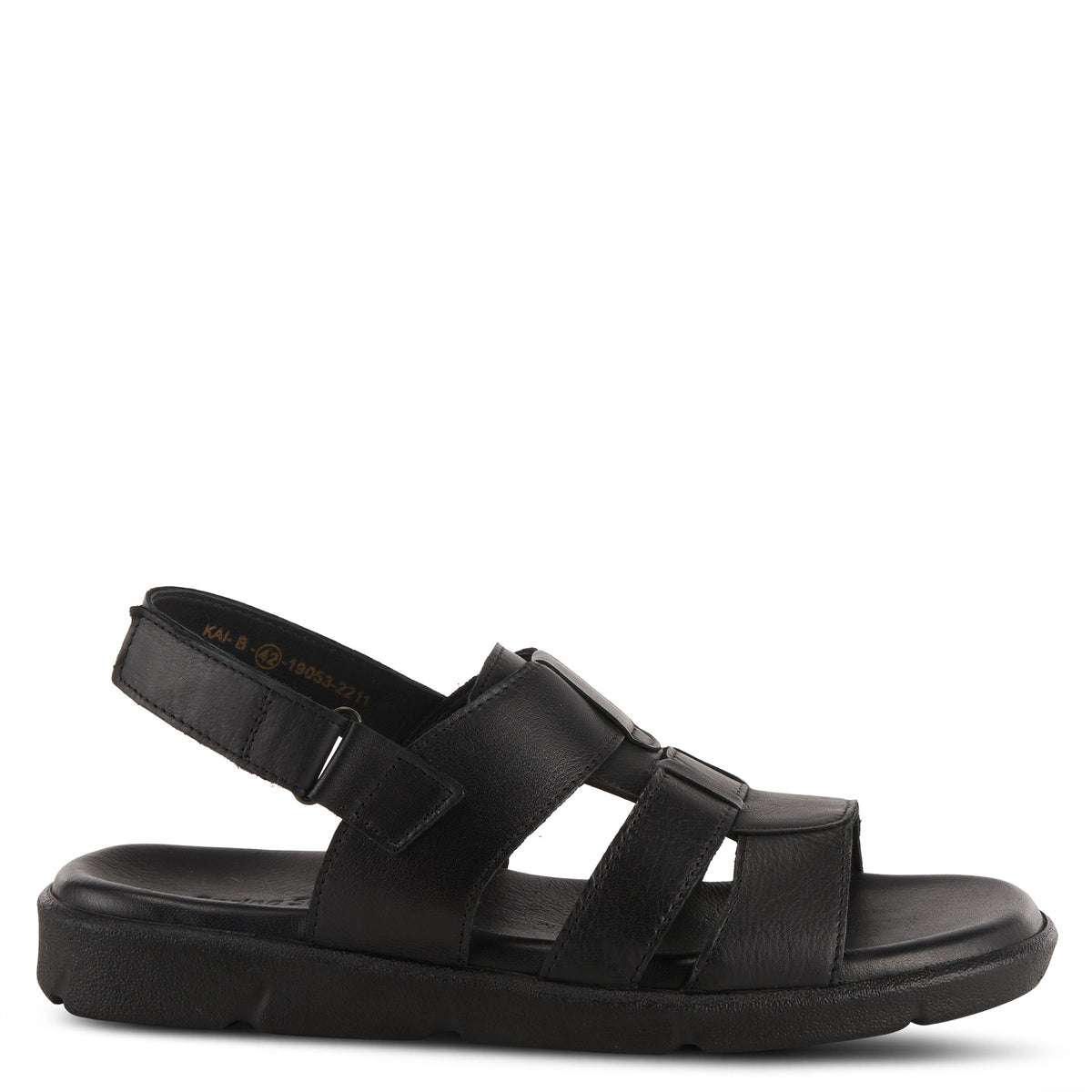Spring Step SPRING STEP MEN KAI BACK STRAP SANDALS sandal in black with comfortable everyday design