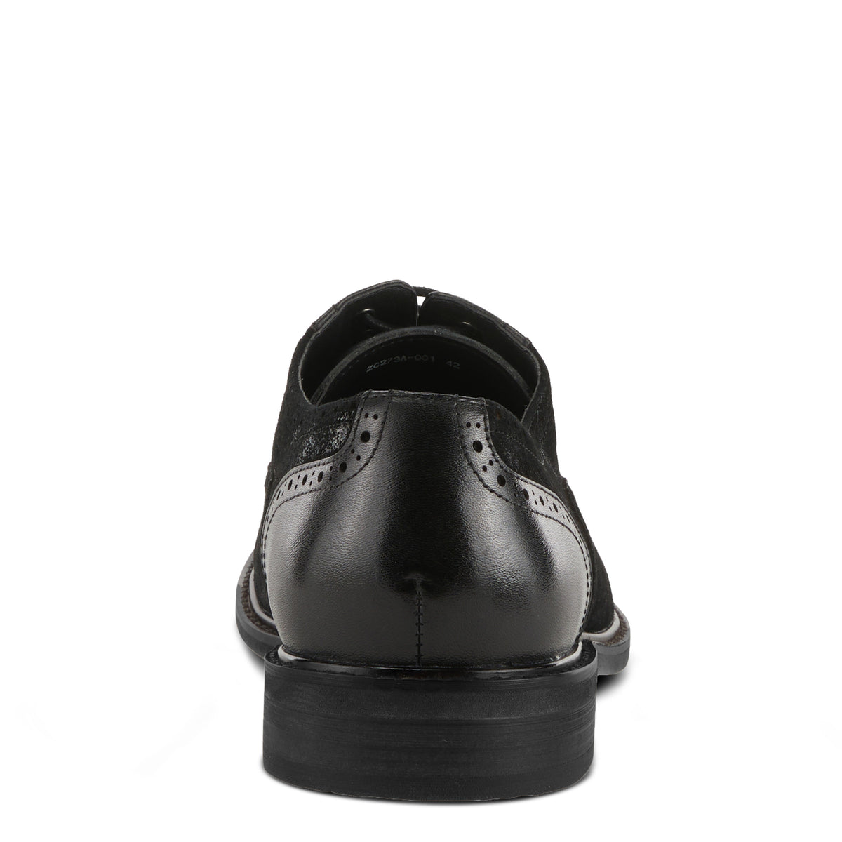 L'Artiste L'ARTISTE MEN KEATON OXFORD SHOE shoe in black with handcrafted leather design