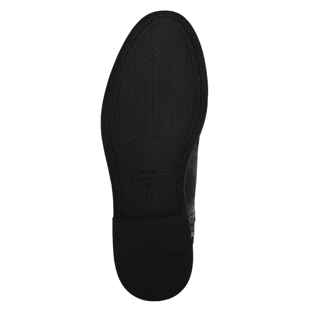 L'Artiste L'ARTISTE MEN KEATON OXFORD SHOE shoe in black with handcrafted leather design