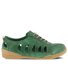 Spring Step SPRING STEP KONAK LACE-UP SHOE shoe in green with comfortable everyday design