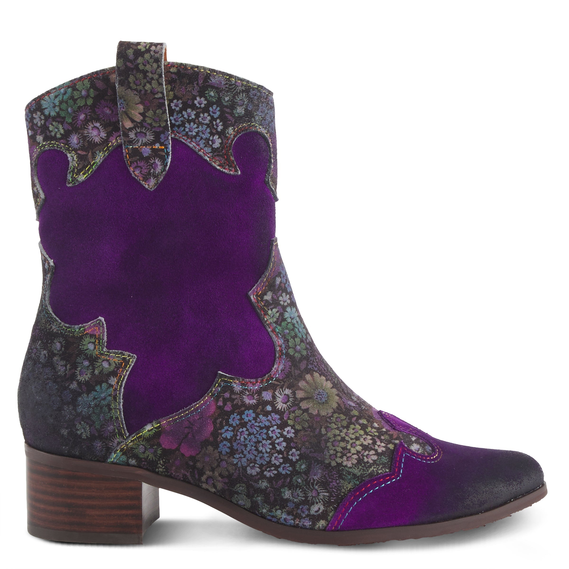 New Arrival Ladyluck Womens Floral Booties – Spring Step Shoes
