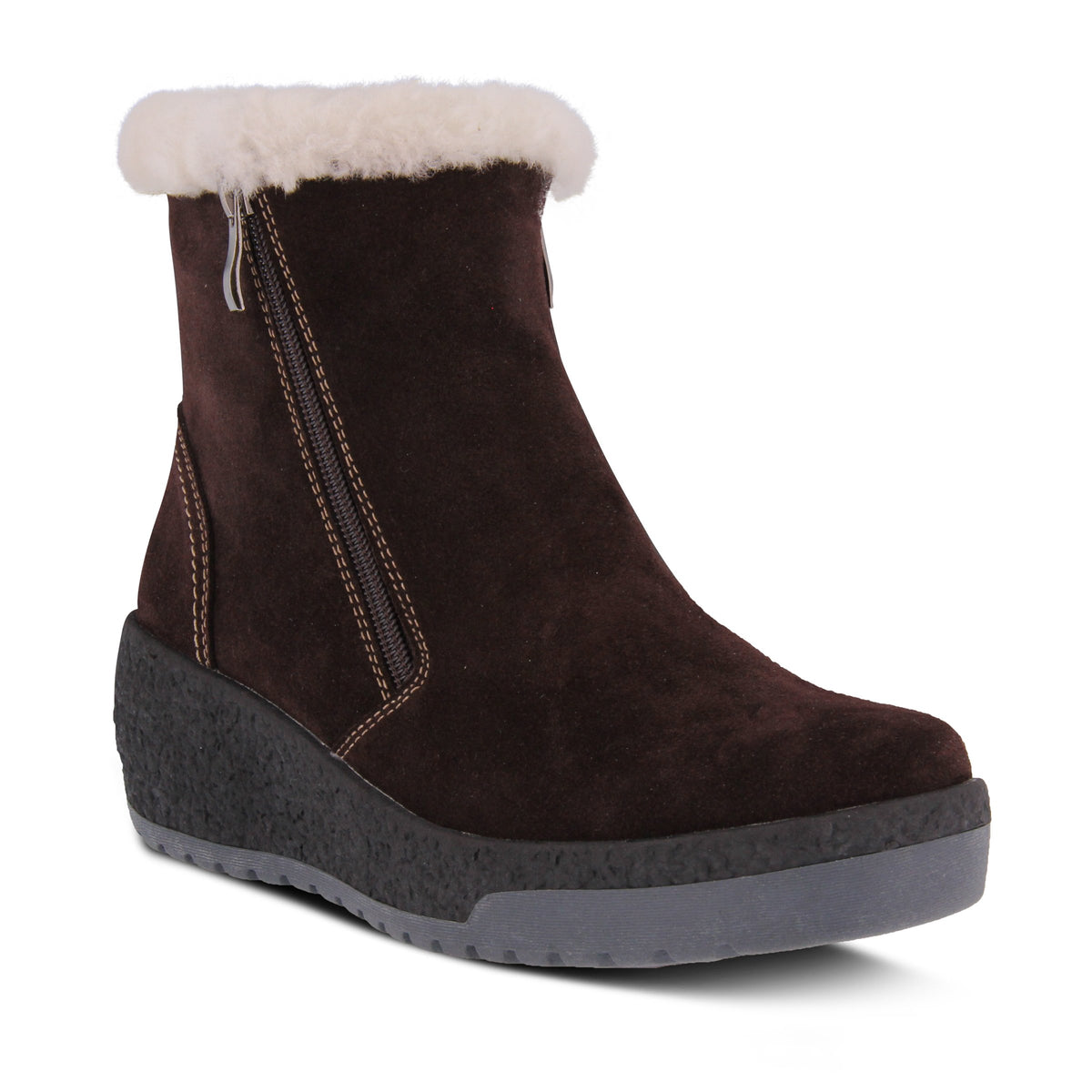 Spring Step Spring Step LAMBI Boots boot in brown suede with comfortable everyday design