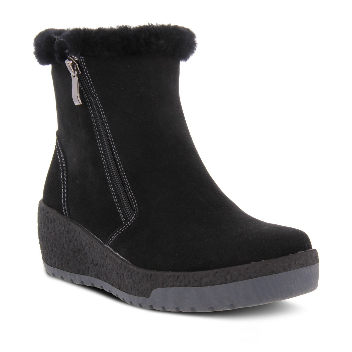 Spring Step Spring Step LAMBI Boots boot in black suede with comfortable everyday design