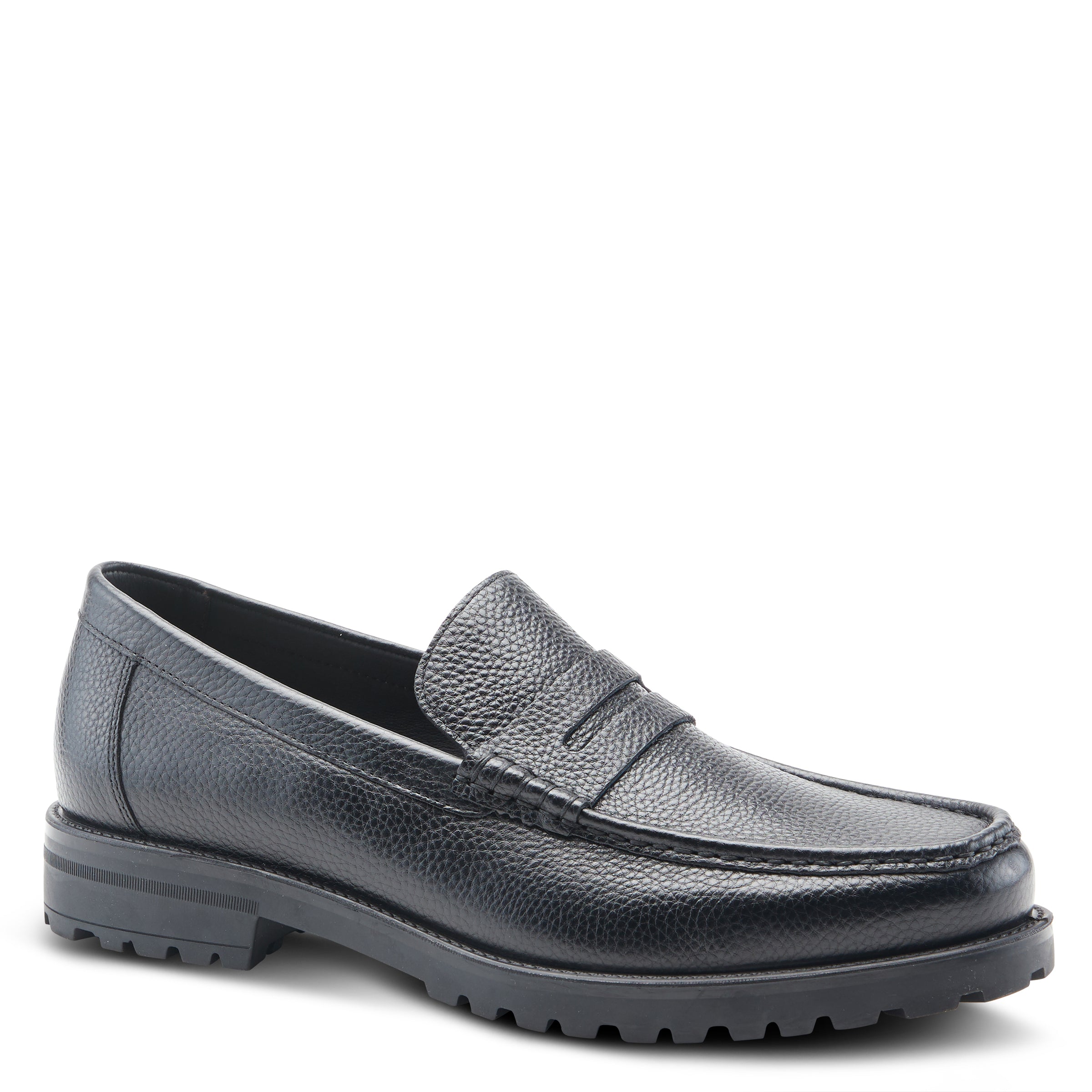 Mocassim Couro Preto Premium