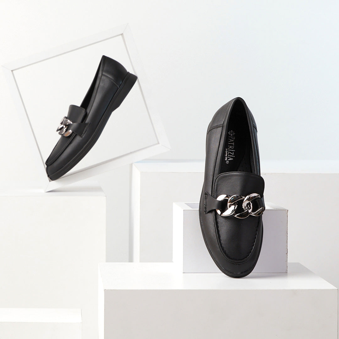 Patrizia PATRIZIA LOAFSTIE LOAFER SHOES fashion shoe in chocolate brown with stylish fashion design