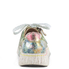 L'Artiste L'ARTISTE LOUIECOOLCAT SNEAKER shoe in mint green multi with handcrafted leather design