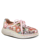 L'Artiste L'ARTISTE LOUIECOOLCAT SNEAKER shoe in mint green multi with handcrafted leather design