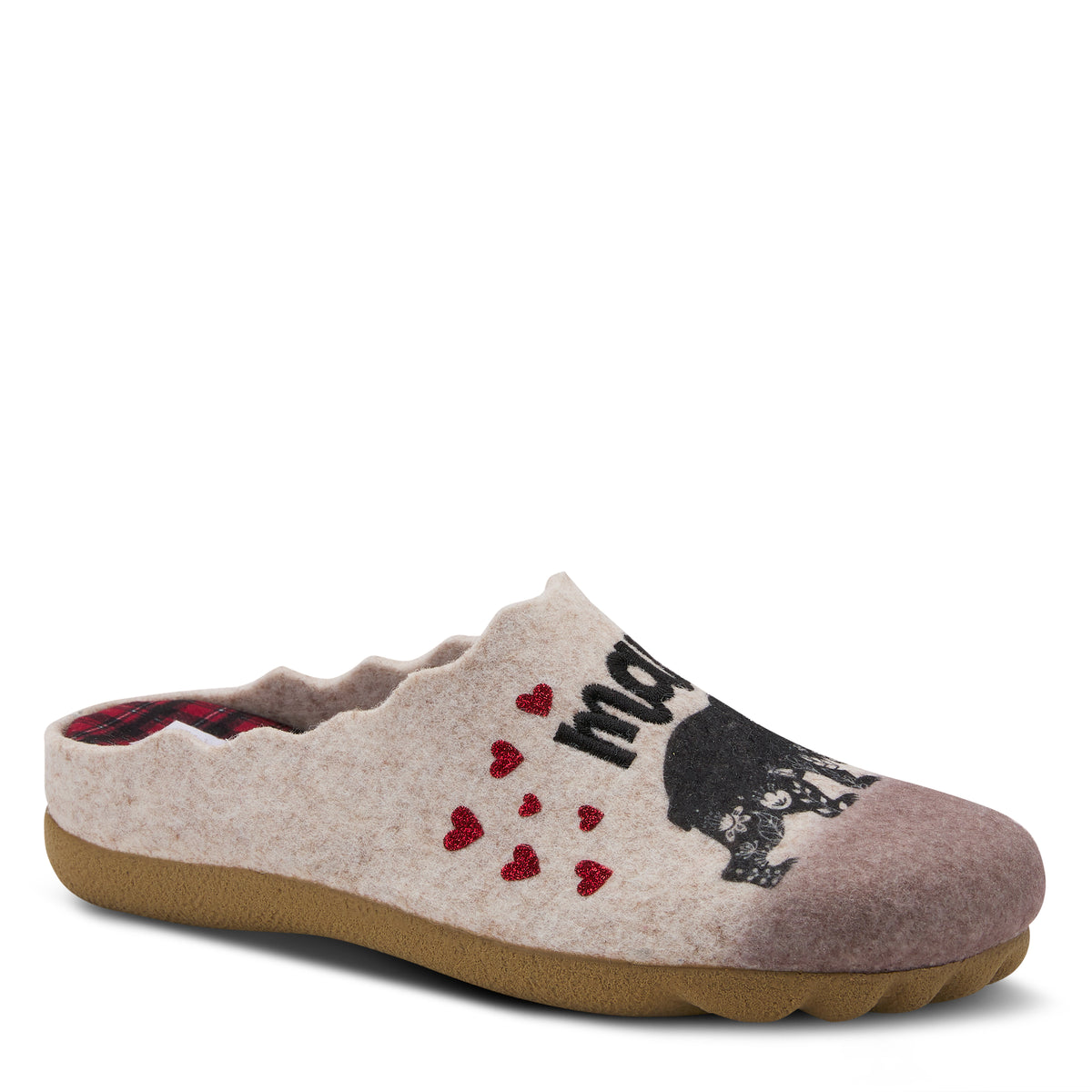 Flexus FLEXUS MAMABEAR SLIPPERS comfort shoe in sand with flexible sole