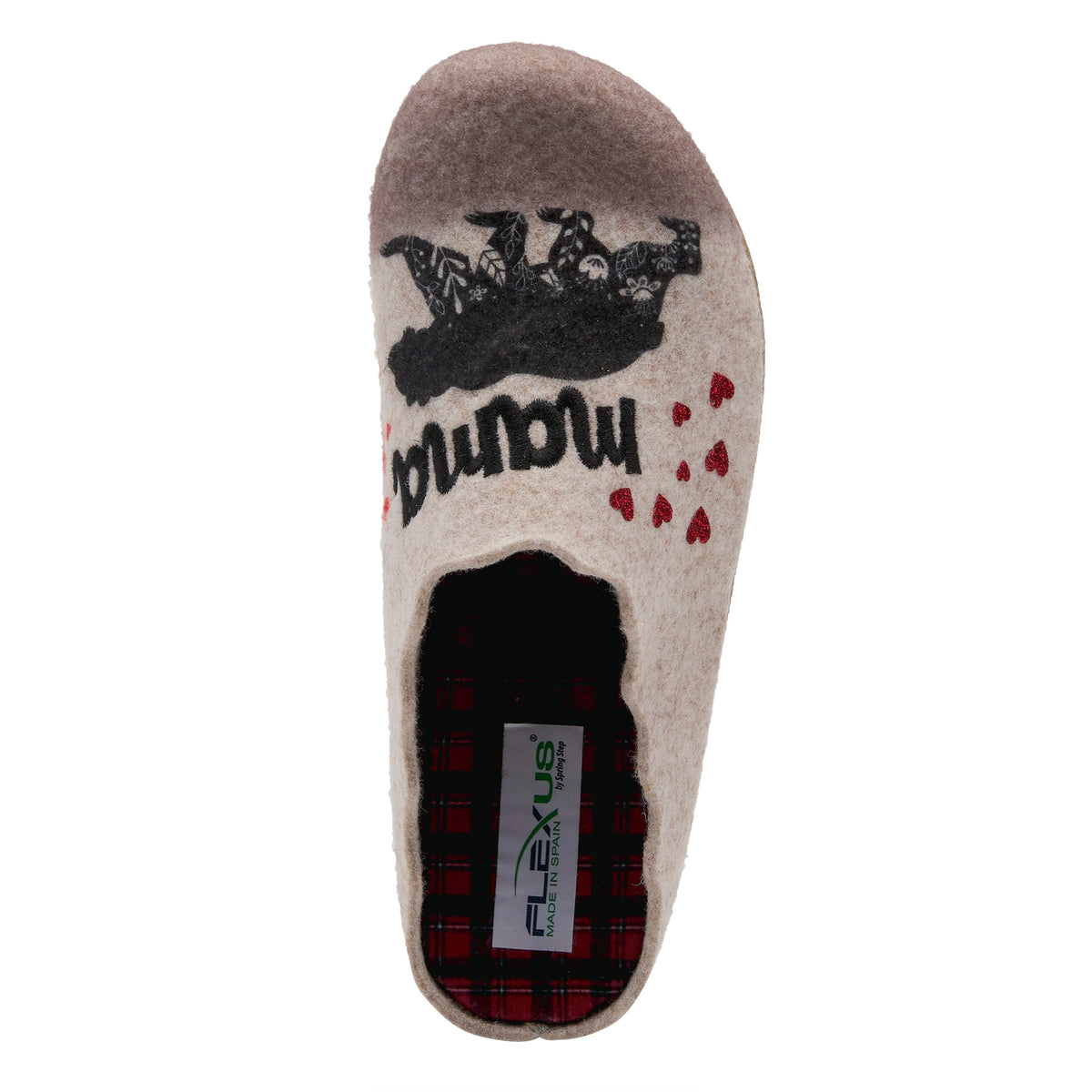 Flexus FLEXUS MAMABEAR SLIPPERS comfort shoe in sand with flexible sole
